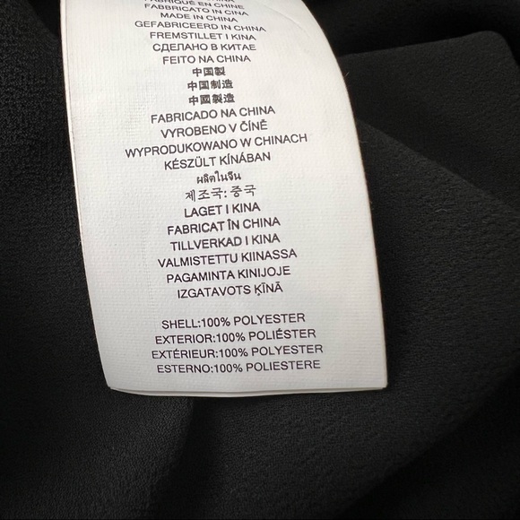 Michael Michael Kors Black Pleated Short Sleeve Dress - Picture 4 of 11